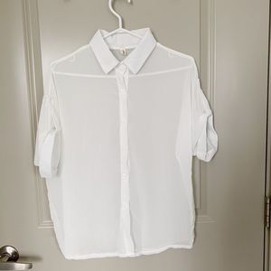 Sheer Chiffon Summer Dress Shirt